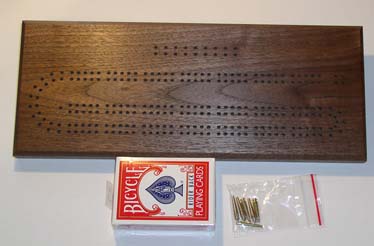 Walnut Cribbage Board