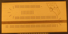 Glacier National Park outline Cribbage Board