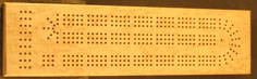 Birds eye Maple Cribbage Board