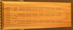 Mahogany Cribbage Board