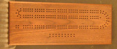 Walnut Cribbage Board