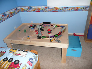 Custom Thomas the Train table