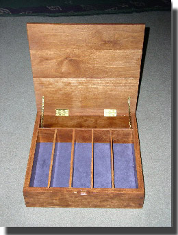 Custom Cherry Silverware Box