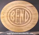 Bend, Oregon Custom Cribbage Board